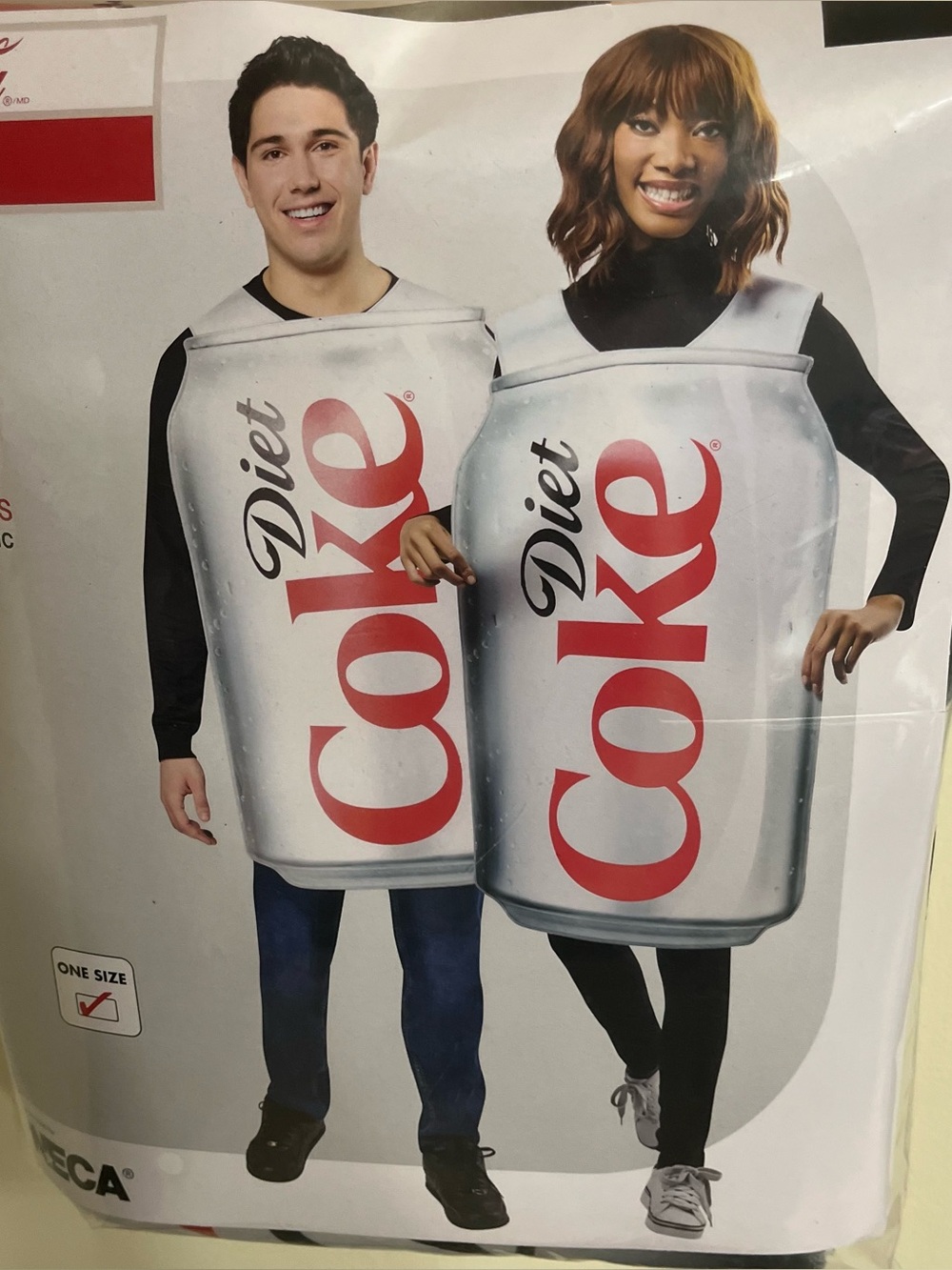 Diet Coke Costume One Size Adult New (1)